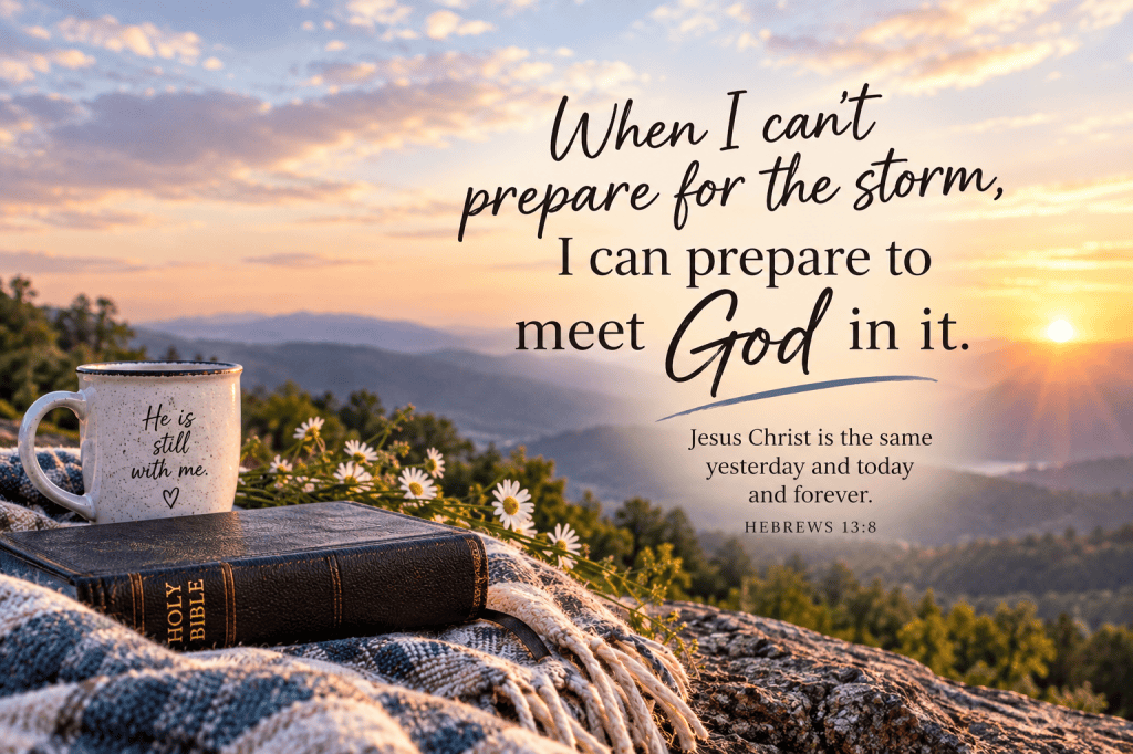 When I Can’t Prepare for the Storm, I can Prepare to Meet God in&nbsp;it